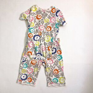 Mini Boden Floral Pajama Set, Size 12